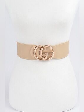 Luxe Fashionable Belt - Nude